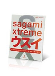 Ультратонкий презерватив Sagami Xtreme SUPERTHIN - 1 шт. - Sagami - купить с доставкой в Армавире
