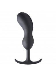 Черный массажер простаты с утяжелителями Premium Silicone Weighted Prostate Plug XL - 20,8 см. - XR Brands - в Армавире купить с доставкой