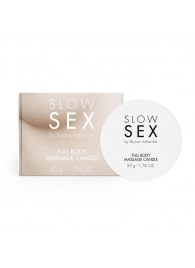 Массажная свеча для всего тела Slow Sex - 50 гр. - Bijoux Indiscrets - купить с доставкой в Армавире