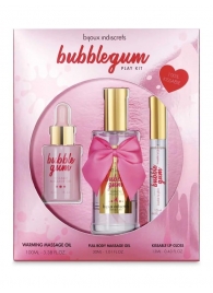 Набор средств для массажа и ласк Bubblegum Play Kit - Bijoux Indiscrets - купить с доставкой в Армавире