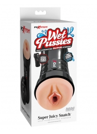 Мастурбатор-вагина в колбе Super Juicy Snatch - Pipedream - в Армавире купить с доставкой