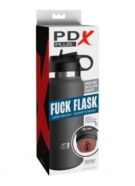 Смуглый мастурбатор-вагина в корпусе-бутылке F*ck Flask - Pipedream - в Армавире купить с доставкой