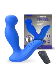 Синий вибромассажер простаты 3,5’’ Remote Control P-spot Massager - 12,5 см. - Erokay - в Армавире купить с доставкой