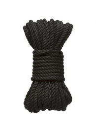 Черная верёвка для связывания и фиксации Bind Tie - 9,14 м. - Doc Johnson - купить с доставкой в Армавире