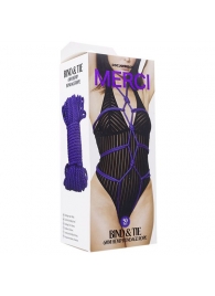 Фиолетовая верёвка для связывания и фиксации Bind Tie - 15,24 м. - Doc Johnson - купить с доставкой в Армавире