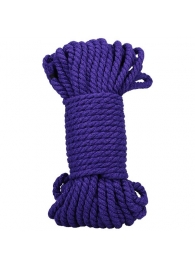 Фиолетовая верёвка для связывания и фиксации Bind Tie - 15,24 м. - Doc Johnson - купить с доставкой в Армавире