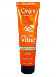 Гель с эффектом вибрации Lube Tube Vibe Low Sex On The Beach - 100 мл. - ORGIE - купить с доставкой в Армавире