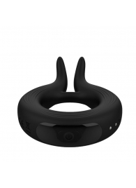 Черное эрекционное кольцо Marry Me Rechargeable Vibrating Cockring - Adrien Lastic - в Армавире купить с доставкой