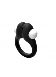Черное эрекционное кольцо Zippy Vibrating Ring With Bullet - Adrien Lastic - в Армавире купить с доставкой