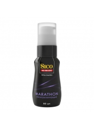 Пролонгирующая гель-смазка Sico Marathon - 50 мл. - Sico - купить с доставкой в Армавире