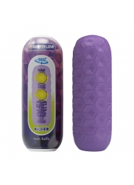 Фиолетовый мастурбатор Venus-X Twin balls - Baile - в Армавире купить с доставкой