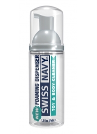 Очищающая пенка для игрушек и тела Toy   Body Cleaner Foamer - 47 мл. - Swiss navy - купить с доставкой в Армавире