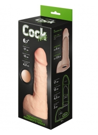 Телесный фаллоудлинитель с мошонкой Cock Next - 17 см. - LOVETOY (А-Полимер) - в Армавире купить с доставкой
