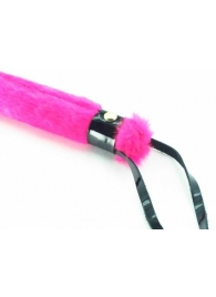 Нежная плеть с розовым мехом BDSM Light - 43 см. - БДСМ Арсенал - купить с доставкой в Армавире