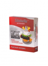 Стимулирующая насадка Sitabella Extender  Красный молодец - Sitabella - купить с доставкой в Армавире