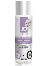 Лубрикант на водной основе для женщин JO AGAPE LUBRICANT ORIGINAL - 60 мл. - System JO - купить с доставкой в Армавире
