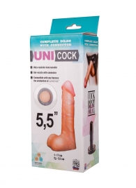 Фаллическая насадка Харнесс UNICOCK 5,5  - 17 см. - LOVETOY (А-Полимер) - купить с доставкой в Армавире