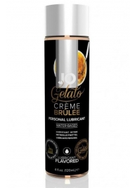 Лубрикант с ароматом крем-брюле JO GELATO CREME BRULEE - 120 мл. - System JO - купить с доставкой в Армавире