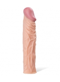 Насадка с ярко выраженной головкой и рельефным стволом - 19 см. - A-toys - в Армавире купить с доставкой