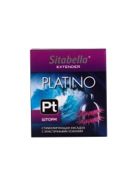 Стимулирующая насадка со спиралью из усиков Platino  Шторм - Sitabella - купить с доставкой в Армавире