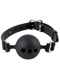 Силиконовый кляп-шар с отверстиями для дыхания Silicone Breathable Ball Gag Small - Pipedream - купить с доставкой в Армавире
