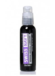 Возбуждающий гель-лубрикант на водной основе Sensual Arousal Lubricant - 59 мл. - Swiss navy - купить с доставкой в Армавире