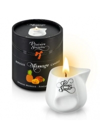 Массажная свеча с ароматом манго и ананаса Bougie de Massage Ananas Mangue - 80 мл. - Plaisir Secret - купить с доставкой в Армавире