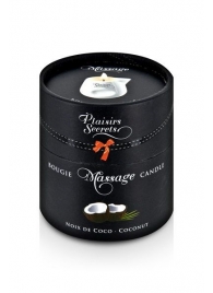 Массажная свеча с ароматом кокоса Bougie de Massage Gourmande Coco - 80 мл. - Plaisir Secret - купить с доставкой в Армавире