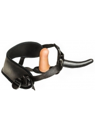 Женский страпон с вагинальной пробкой Woman Strap - 12 см. - LOVETOY (А-Полимер) - купить с доставкой в Армавире