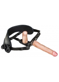 Женский страпон с вагинальной пробкой Woman Strap - 18 см. - LOVETOY (А-Полимер) - купить с доставкой в Армавире