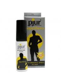 Пролонгирующий мужской спрей pjur SUPERHERO spray - 20 мл. - Pjur - купить с доставкой в Армавире