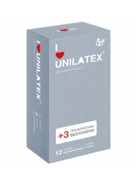 Презервативы с точками Unilatex Dotted - 12 шт. + 3 шт. в подарок - Unilatex - купить с доставкой в Армавире