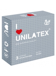 Презервативы с точками Unilatex Dotted - 3 шт. - Unilatex - купить с доставкой в Армавире