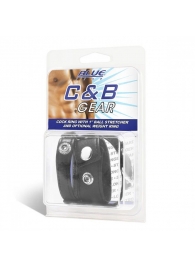 Утяжка для мошонки и пениса Cock Ring With 1  Ball Stretcher And Optional Weight Ring - BlueLine - купить с доставкой в Армавире