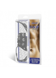 Утяжка на пенис и мошонку Cock Ring With 1.5  Ball Stretcher And Optional Weight Ring - BlueLine - купить с доставкой в Армавире