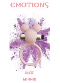 Розовое эрекционное виброколечко Emotions Minnie Light pink - Lola Games - в Армавире купить с доставкой