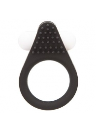 Чёрное эрекционное кольцо LIT-UP SILICONE STIMU RING 1 BLACK - Dream Toys - в Армавире купить с доставкой