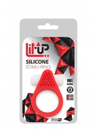 Красное эрекционное кольцо LIT-UP SILICONE STIMU RING 1 RED - Dream Toys - в Армавире купить с доставкой