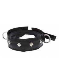 Полиуретановый ошейник с пуклями и D-кольцами Collar with Studs - Blush Novelties - купить с доставкой в Армавире