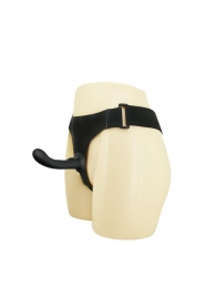 Страпон с изогнутой головкой Ultra Harness Curvy Dildo - 15,8 см. - Baile - купить с доставкой в Армавире
