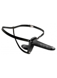 Женский страпон с вагинальной пробкой Double Penetrix Strap-on - 15 см. - Pipedream - купить с доставкой в Армавире