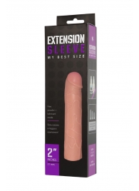 Насадка-удлинитель Extension sleeve телесного цвета - 18,5 см. - Sitabella - в Армавире купить с доставкой