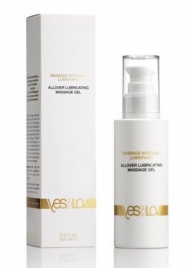 Массажный гель-смазка на силиконовой основе Allover Massage Gel - 100 мл. - YESforLOV - купить с доставкой в Армавире