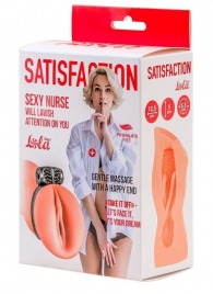 Мастурбатор с виброкольцом Satisfaction Magazine Nurse - Lola Games - в Армавире купить с доставкой
