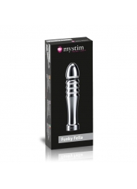 Ребристый фаллоимитатор для электростимуляции Funky Fella Rill Dildo - 13 см. - MyStim - купить с доставкой в Армавире