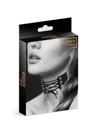 Оригинальный ошейник-чокер со шнуровкой - Bijoux Pour Toi - купить с доставкой в Армавире
