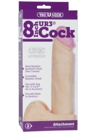 Ультрареалистичная насадка для трусиков Vac-U-Lock 8  ULTRASKYN Cock - 20,57 см. - Doc Johnson - купить с доставкой в Армавире