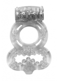 Прозрачное эрекционное кольцо Rings Treadle с подхватом - Lola Games - в Армавире купить с доставкой