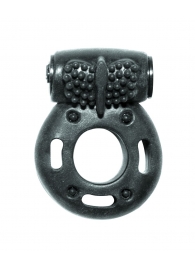 Черное эрекционное кольцо с вибрацией Rings Axle-pin - Lola Games - в Армавире купить с доставкой
