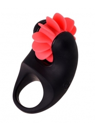 Чёрно-красное эрекционное виброкольцо Erotist - Erotist Adult Toys - в Армавире купить с доставкой